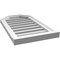 Ekena Millwork Octagonal Top Surface Mount PVC Gable Vent w/ 2"W x 2"P Brickmould Sill Frame, 16"W x 28"H GVPOT16X2803SF - alternate 3